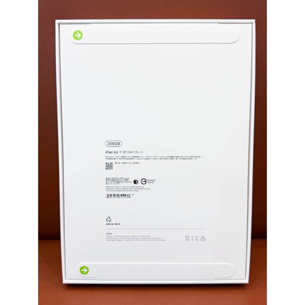 Apple iPad Air 11吋 (M4) 太空灰-規格圖1