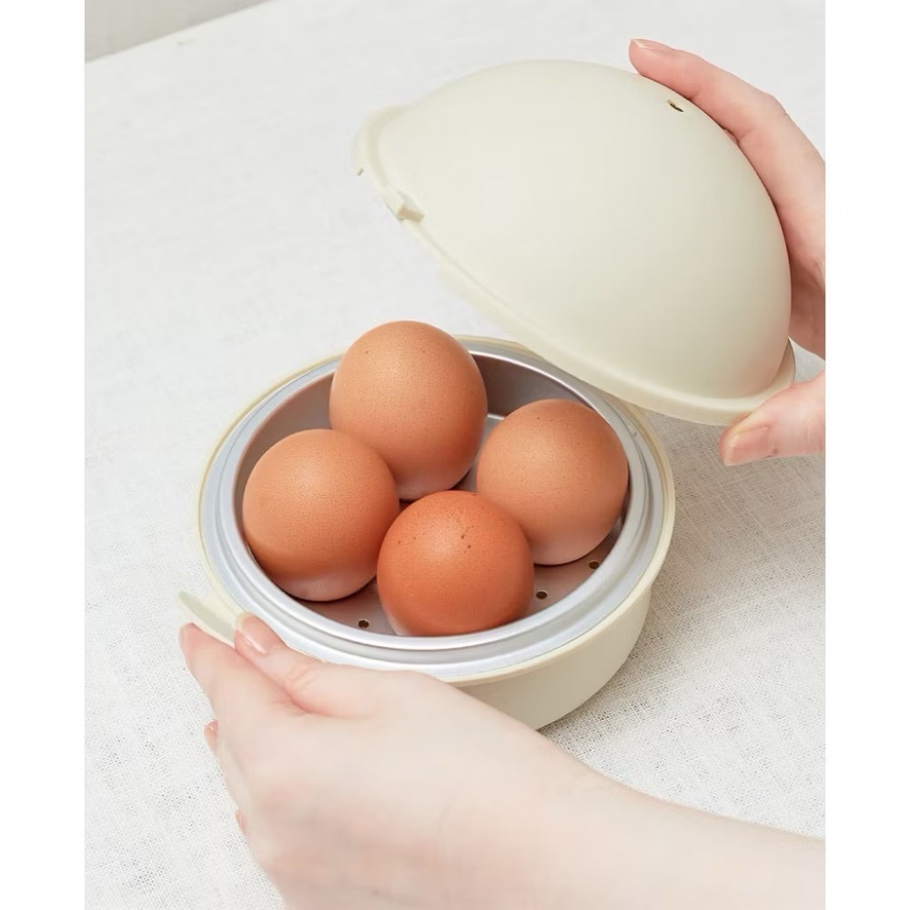 【預購】3COINS 微波神器✨健身族／租屋族必備！！微波加熱水煮蛋器🥚（預計2/17-18回國出貨🚚-細節圖2