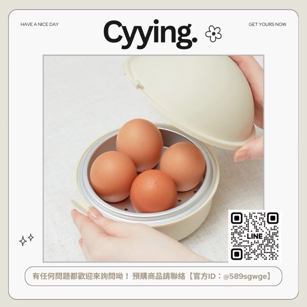 【預購】3COINS 微波神器✨健身族／租屋族必備！！微波加熱水煮蛋器🥚（預計2/17-18回國出貨🚚-細節圖4