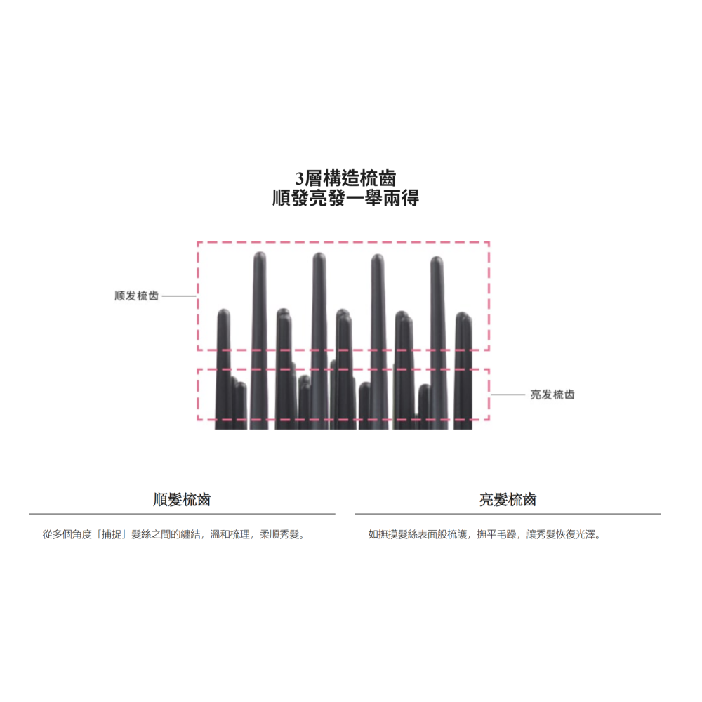 ReFa HEART BRUSH 愛心梳-細節圖2