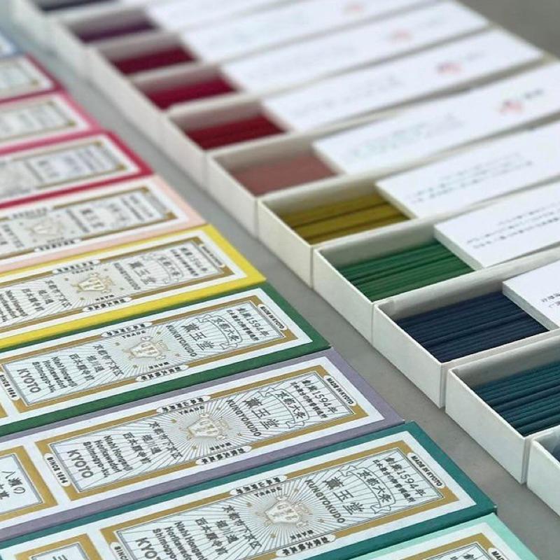 日本薰玉堂｜預購｜國寶級製香所kungyokudo 線香 試香組 + 金屬香立-細節圖7