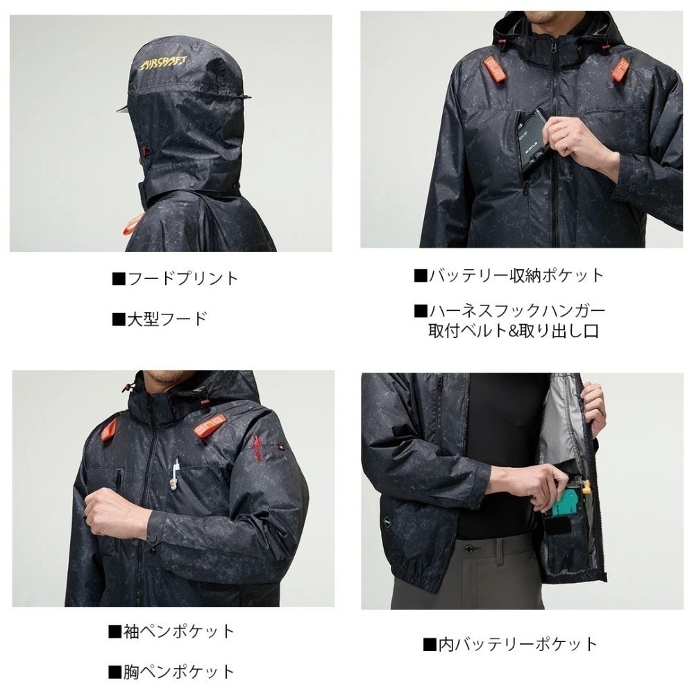 【日本直送】巴特雷空調服 AC2096 短袖-側腰開孔-細節圖3