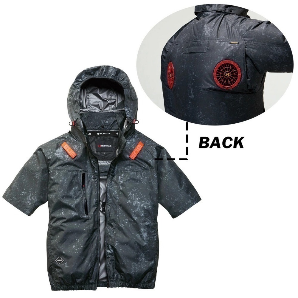 【現貨優惠中】巴特雷空調服 AC2096HB 短袖-上背開孔-細節圖4