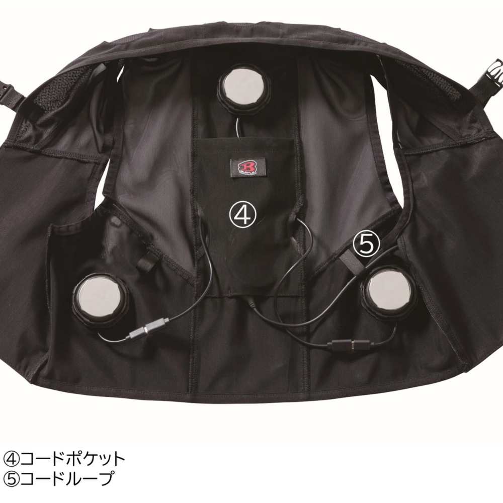 【日本直送】2026最新黑科技 巴特雷 IC101S 半導體主動致冷冰鎮背心全套組（含3顆製冷片＋專用輕量電池）-細節圖6