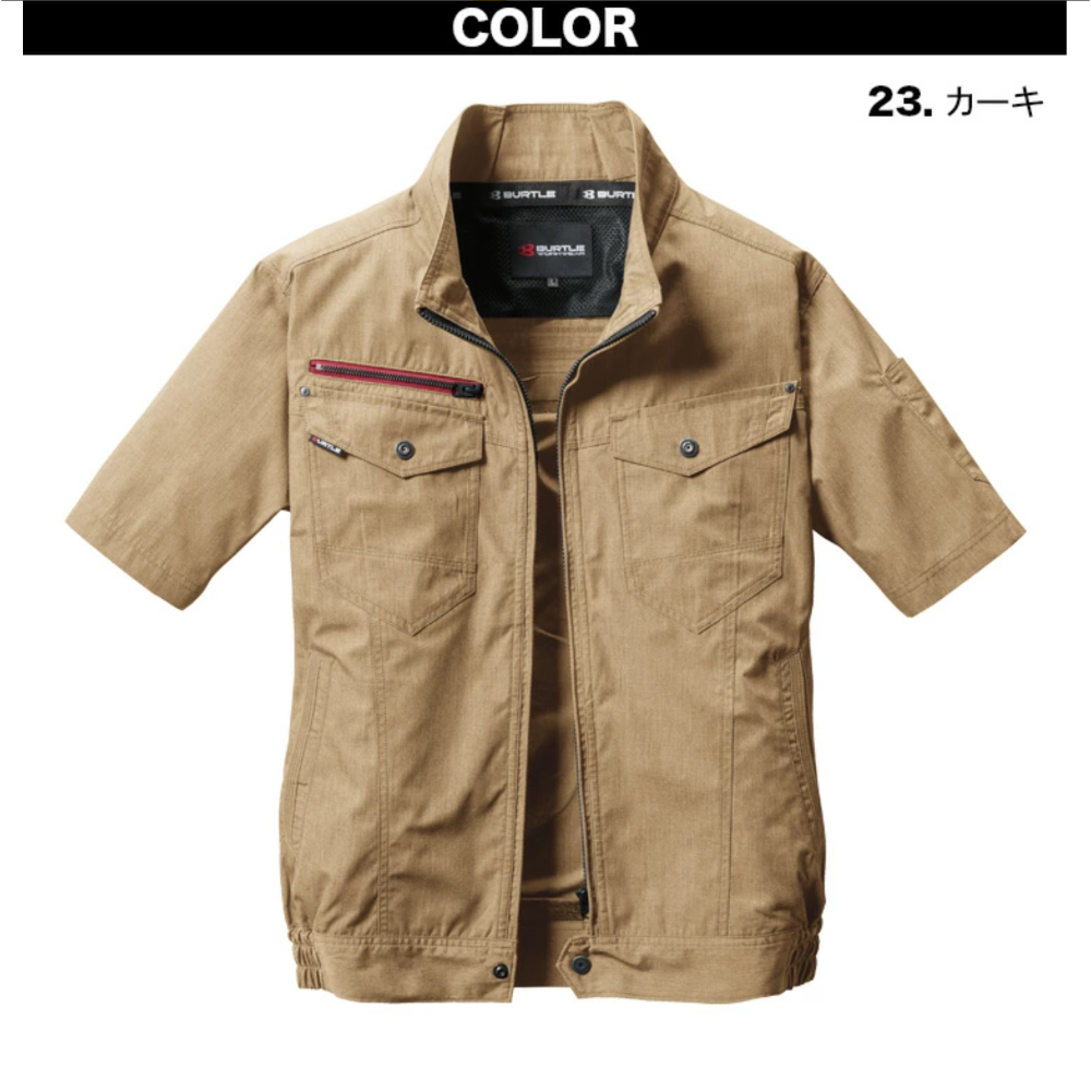 【日本直送】巴特雷空調服 AC7146 經典 T/C 耐磨防風空調短袖-後腰開孔(非現貨)-規格圖5