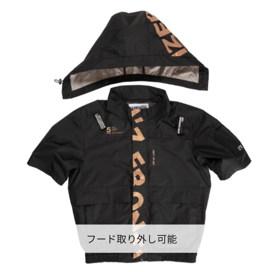 【日本直送】I＇Z FRONTIER 空調服 短袖-側腰開孔 (非台灣現貨)-細節圖7