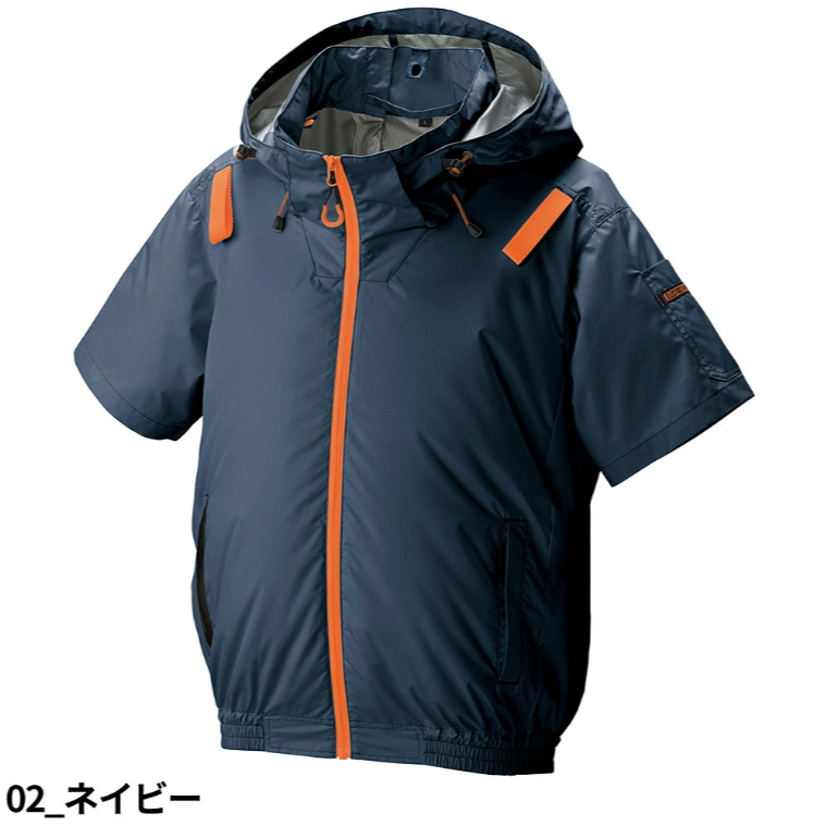 【日本直送】ATACK BASE 空調風神服 3345 短袖-雙孔四孔可變(４つ穴・防曬鈦塗層・側腰與上背 4 風扇)-規格圖11