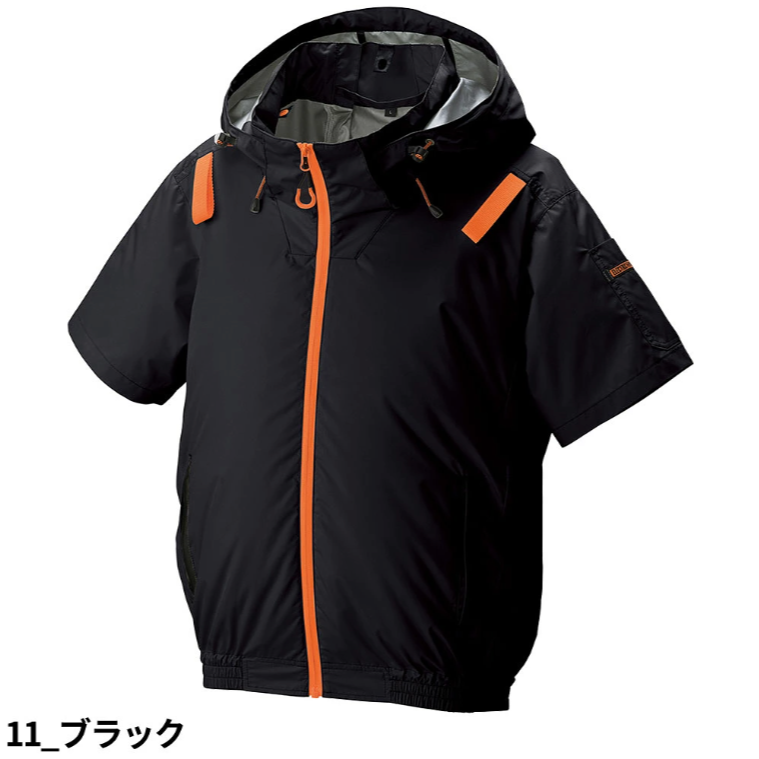 【日本直送】ATACK BASE 空調風神服 3345 短袖-雙孔四孔可變(４つ穴・防曬鈦塗層・側腰與上背 4 風扇)-規格圖11