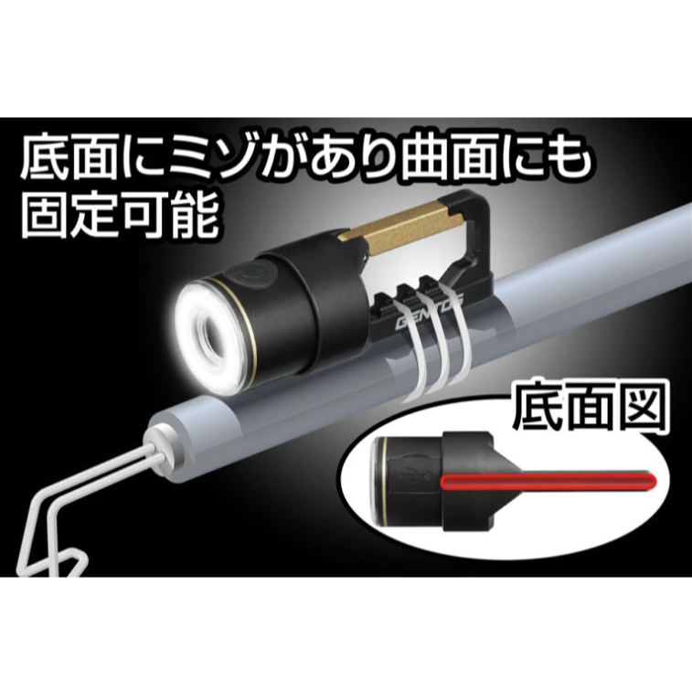 【日本直送】GENTOS OZ-DR01R 充電式極輕手電筒｜100流明 高耐塵防滴 鑰匙圈隨身燈-細節圖9