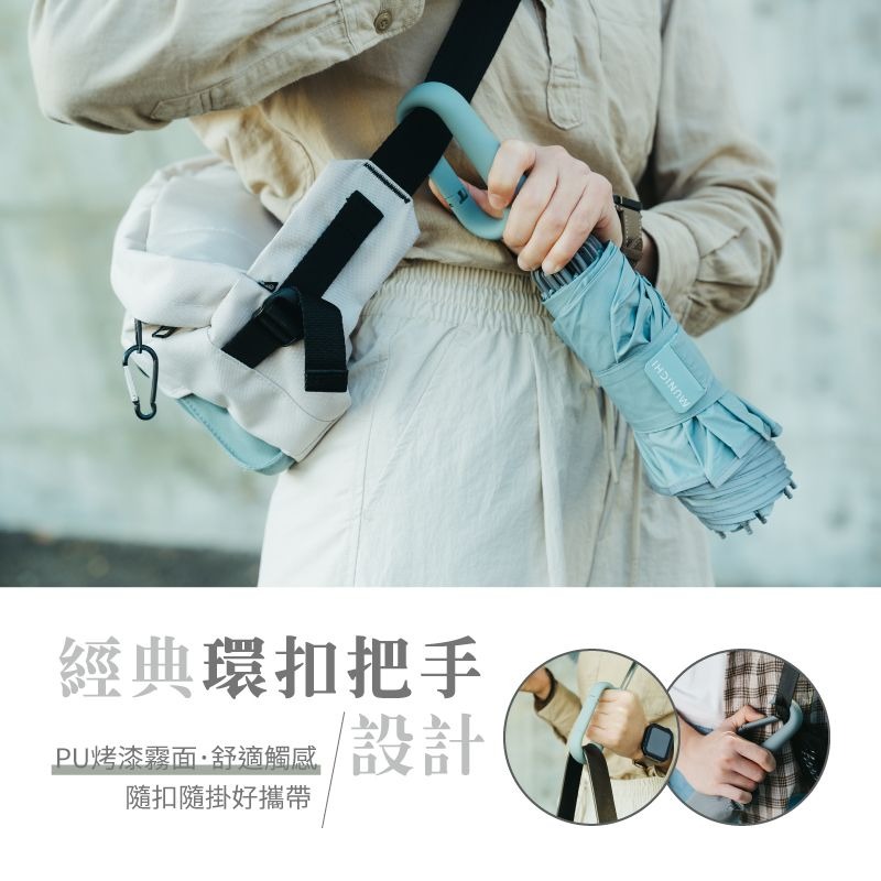 MUNICHI 反向環扣自動摺摺傘-細節圖3