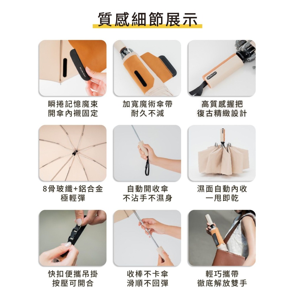 MUNICHI 反向捲捲傘-細節圖4