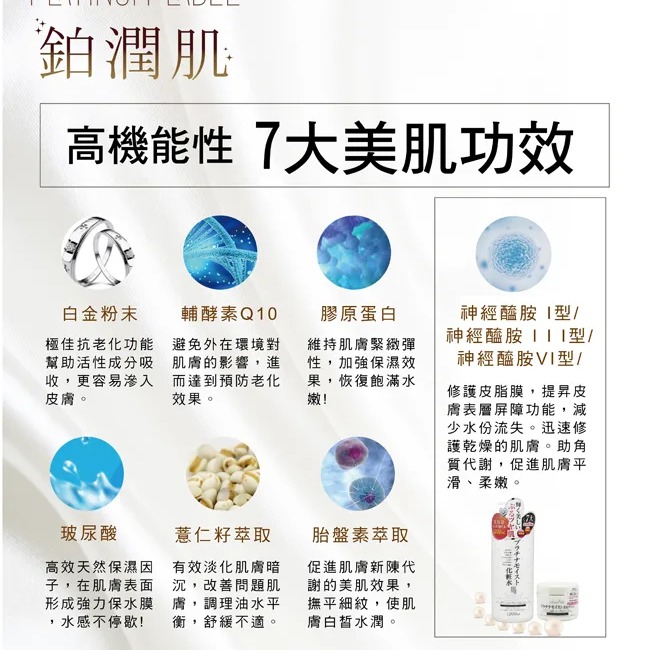 【日本製🇯🇵 原廠正品 日本🇯🇵鉑潤肌白金逆齡膠原蛋白化妝水1000ML/數量有限／售完不補】-細節圖4