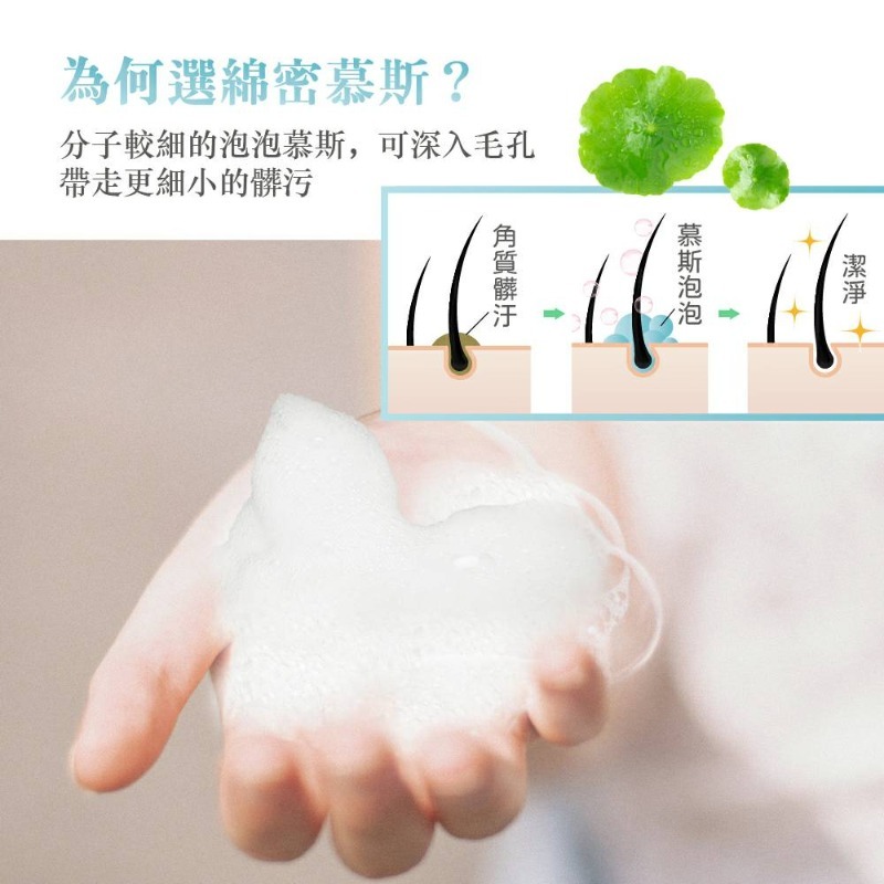 【韓國원인미-積雪草B5頭皮去角質慕斯450ml/數量有限/售完不補】-細節圖2