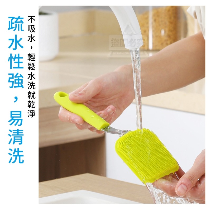 【萬用可掛式矽膠清潔神器 25*6.5cm /顏色隨機出貨 /數量有限/售完不補】-細節圖3