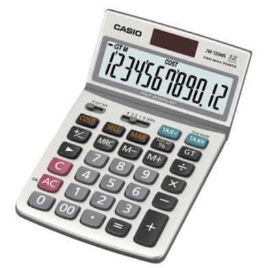 CASIO 公司貨附保卡 卡西歐JW-120MS桌上型計算機(螢幕角度可調整)