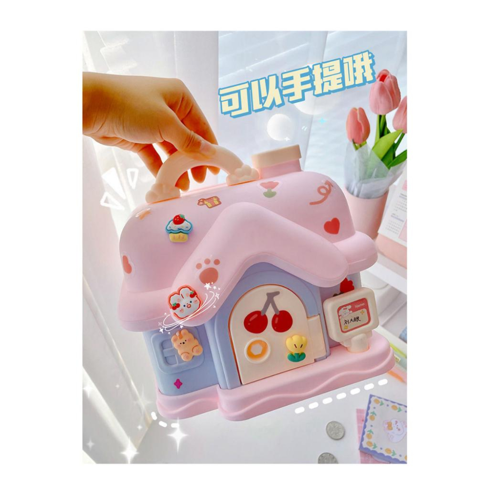 存錢筒 創意卡通儲蓄罐 可愛存錢筒 大容量塑料存錢罐 生日禮物 兒童節禮物-細節圖2