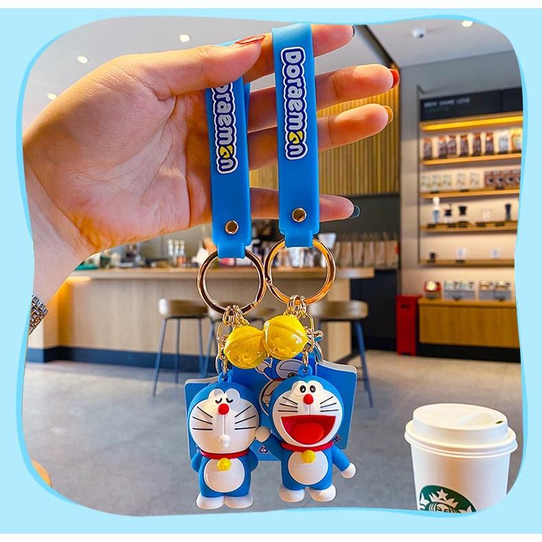 吊飾 鑰匙圈 正版授權 哆啦A夢童年回憶鑰匙扣 小叮噹鑰匙圈 卡通汽車掛件-細節圖2