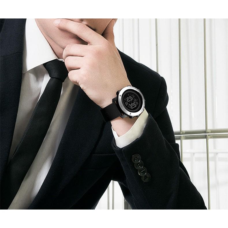 台灣出貨 時刻美 SKMEI 1434 大盤運動多功能顯示50米防水電子錶LED運動男手錶 男學生手錶 青少年手錶-細節圖2
