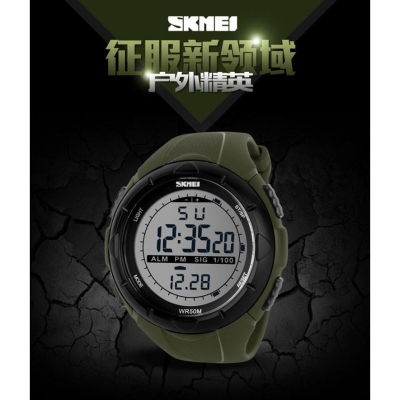 手錶 男錶 時刻美SKMEI 新款潮流男士/學生 運動電子潛水腕錶 1025/1074