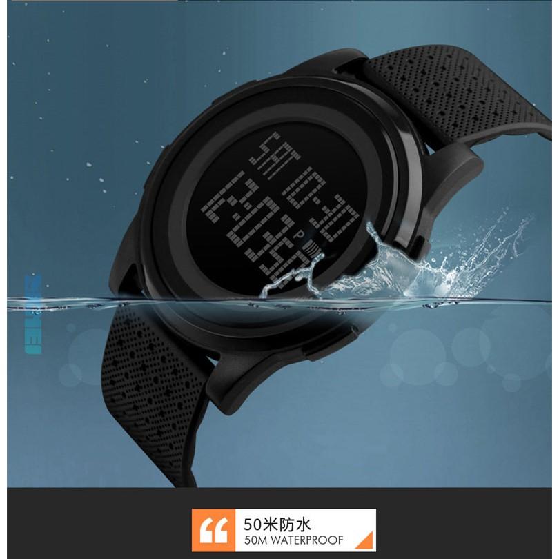 台灣出貨 時刻美 SKMEI 1206 LED電子手錶 男女錶 防水 運動 超薄 簡約 手錶男士手錶 流行手錶-細節圖4