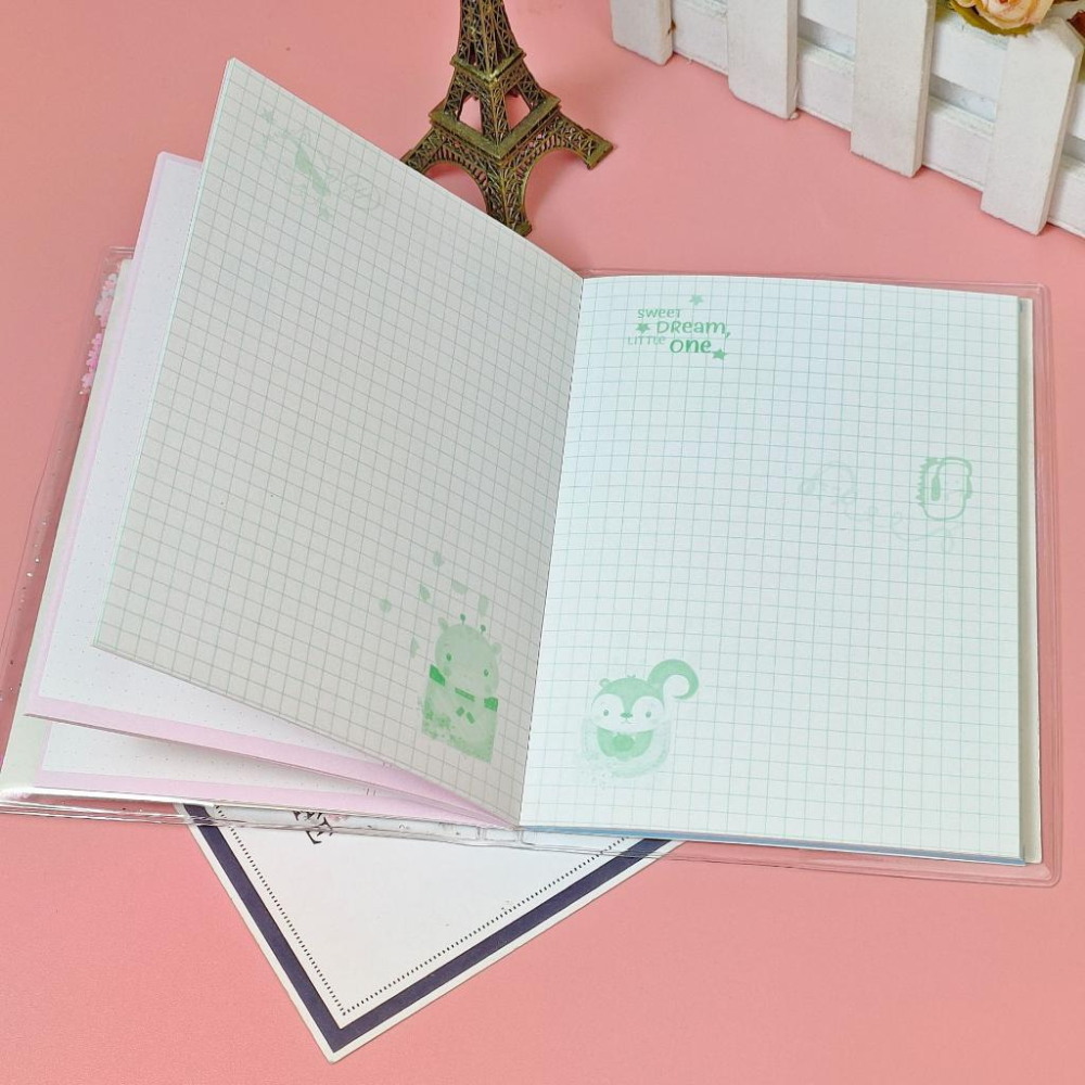 文具 手帳本 創意記事手帳本 流沙膠套筆記本 日記活頁記事本 學生文具用品-細節圖7
