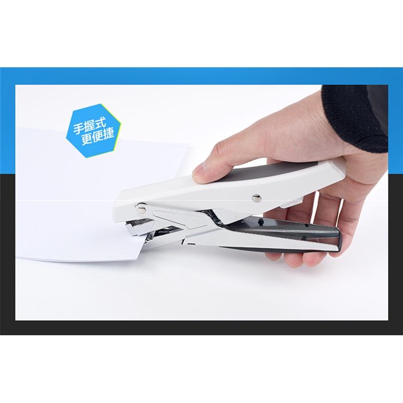 文具 得力0329手握式彈出式釘書機 標準型手握式訂書機 迷你訂書器-細節圖3