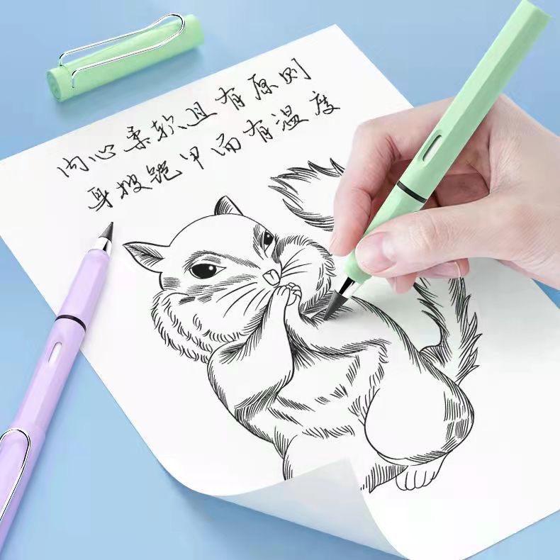 文具 鉛筆 永恆HB鉛筆 學生專用不斷鉛筆 免削鉛筆 合金筆頭繪筆-細節圖2