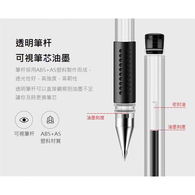 原子筆 中性筆 簡約原子筆0.5mm 辦公用品學生文具 6600ES-細節圖5