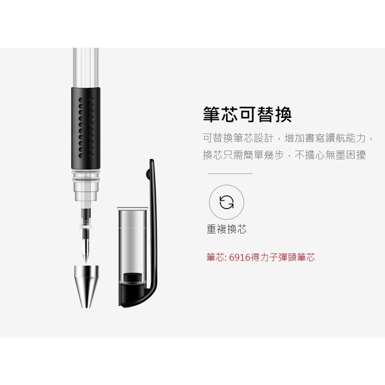 原子筆 中性筆 簡約原子筆0.5mm 辦公用品學生文具 6600ES-細節圖8