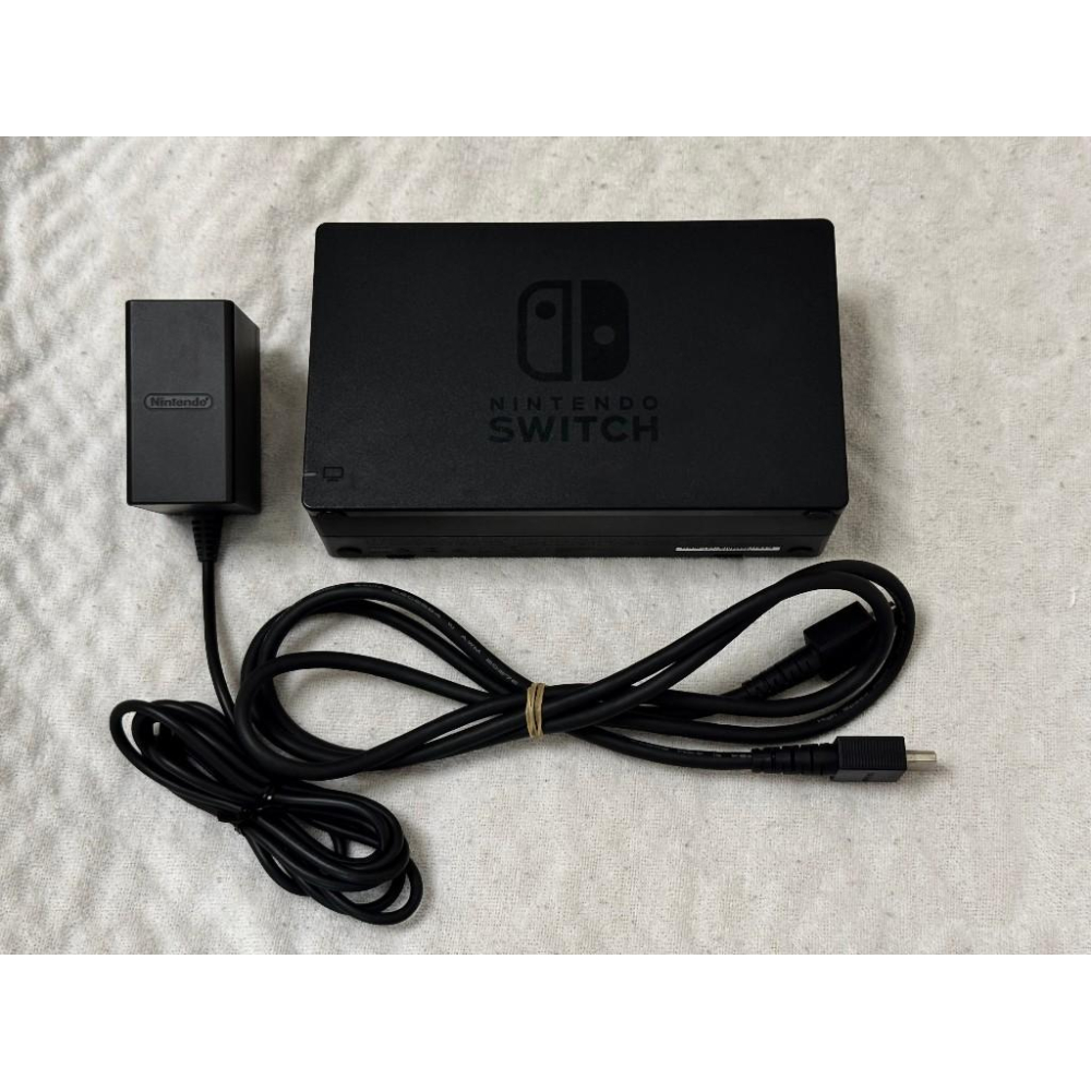 Nintendo Switch OLED 原廠電視底座套裝 TV基座 原廠充電器 HDMI配件