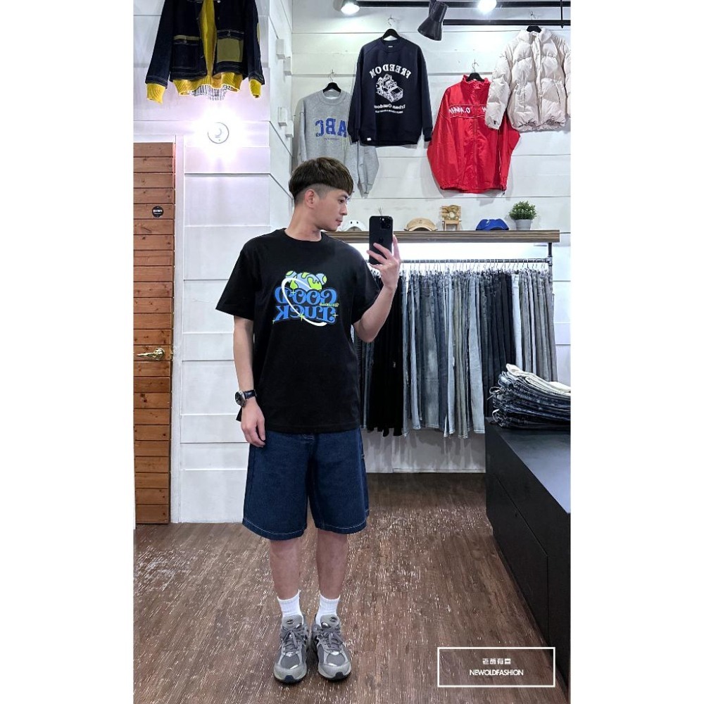 『新品上市』重磅地球熊短T(NOF23022547)-黑-細節圖6