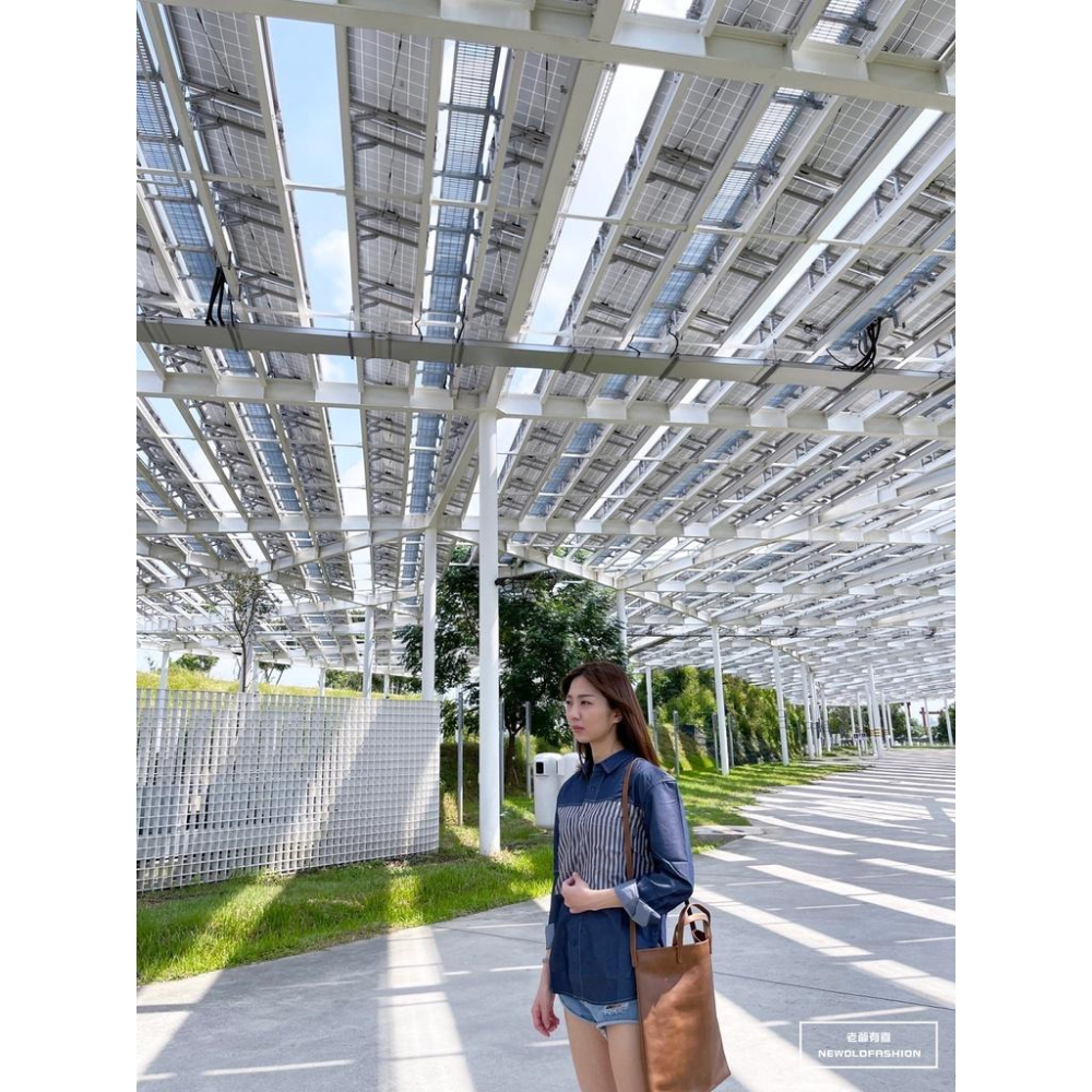 『老爺有喜』重磅撞色直條拼接襯衫(NOF21092117)-藍-細節圖3