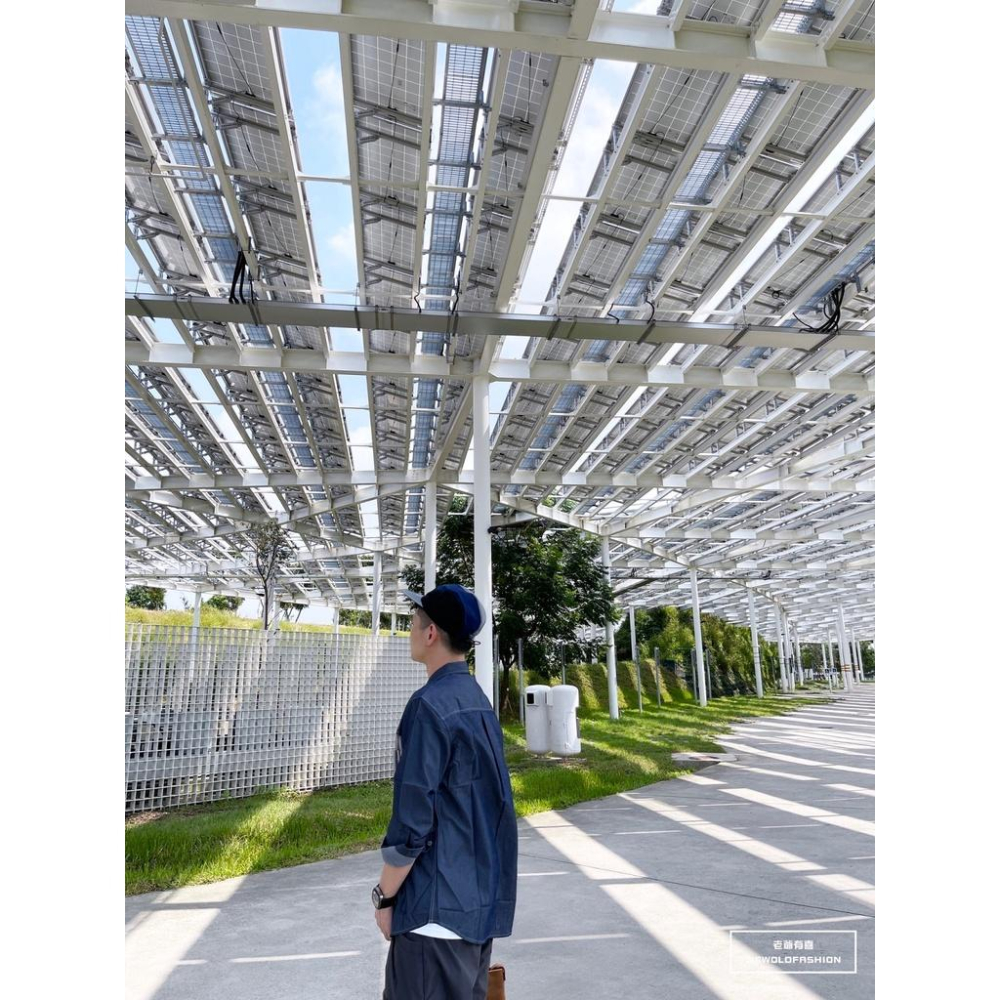 『老爺有喜』重磅撞色直條拼接襯衫(NOF21092117)-藍-細節圖6