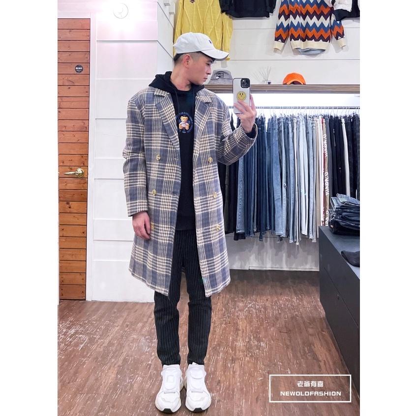 『老爺有喜』重磅多色格紋毛呢大衣-細節圖6