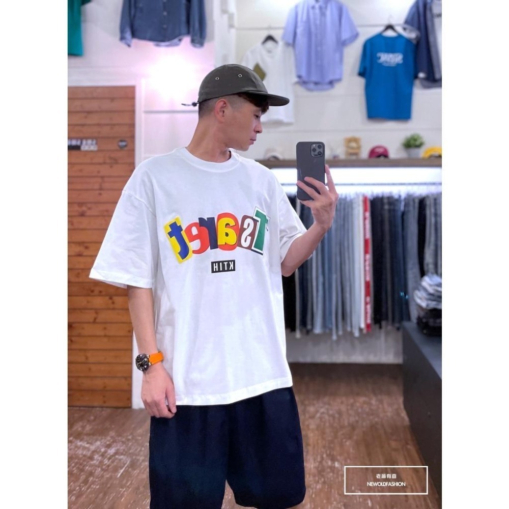 『老爺有喜』重磅彩色Tsaret短T-白-細節圖5