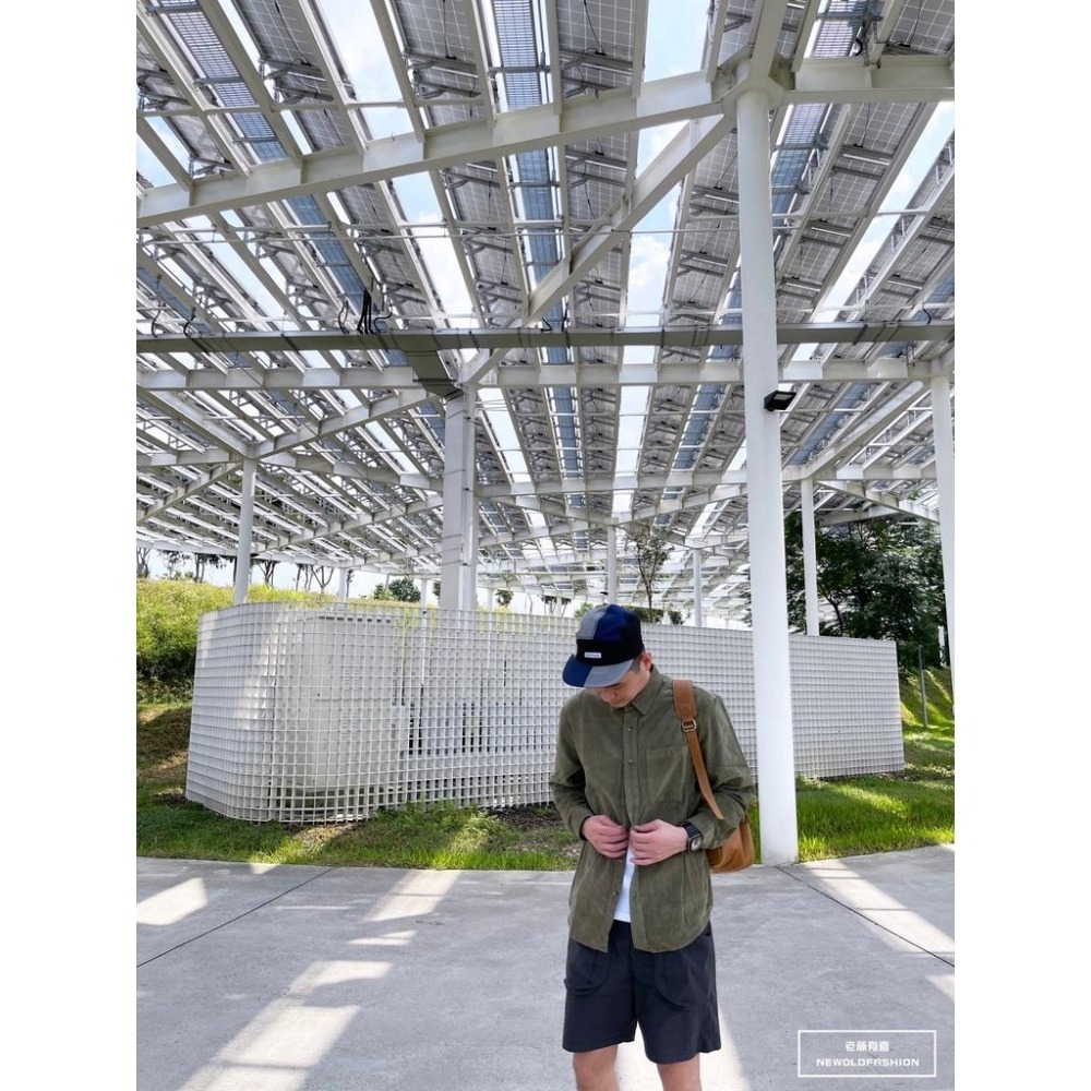 『老爺有喜』重磅單口袋絨布襯衫(NOF21092041)-綠-細節圖3