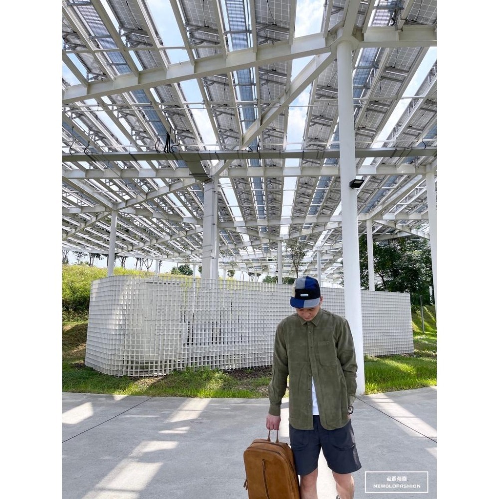 『老爺有喜』重磅單口袋絨布襯衫(NOF21092041)-綠-細節圖5