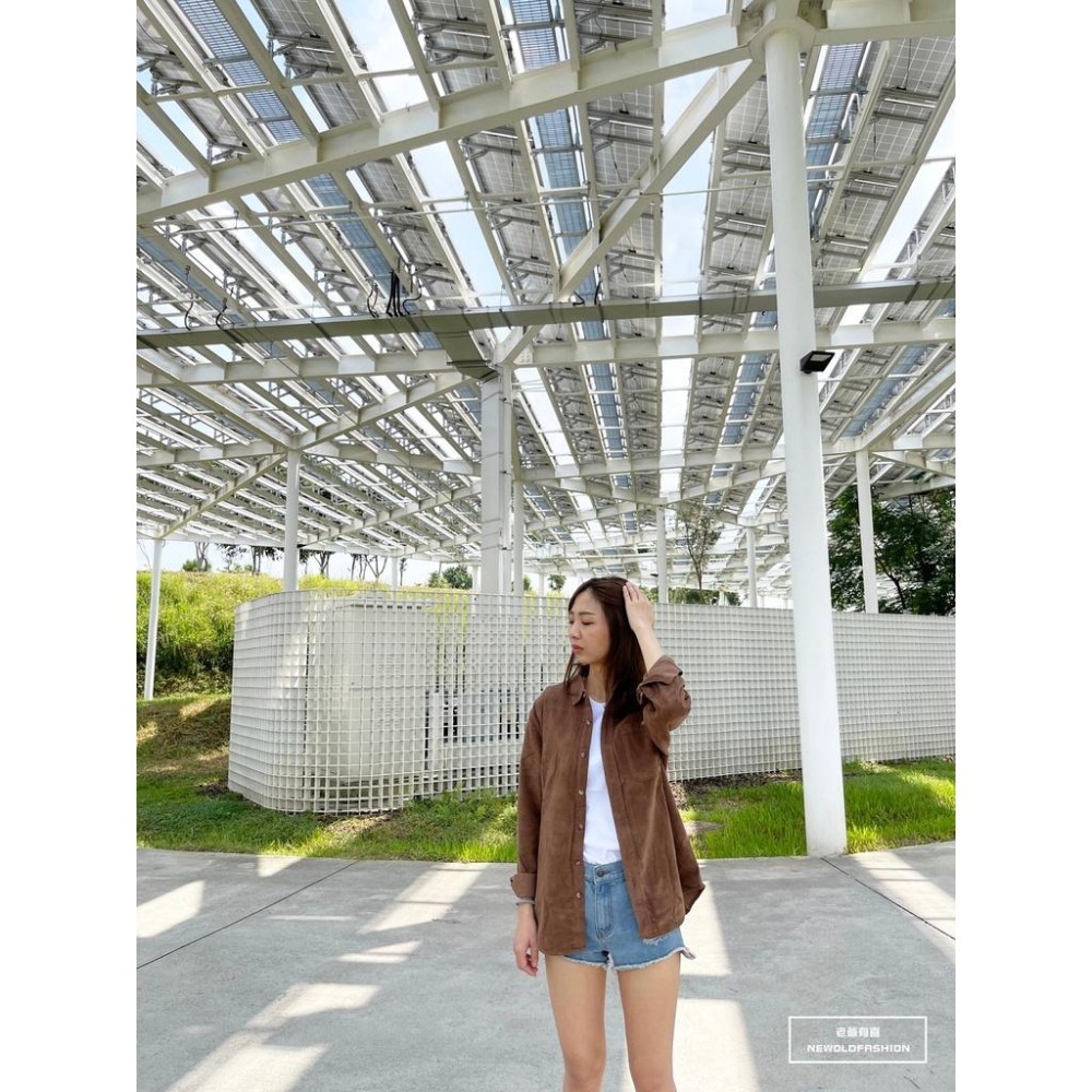 『老爺有喜』重磅單口袋絨布襯衫(NOF21092041)-咖-細節圖3