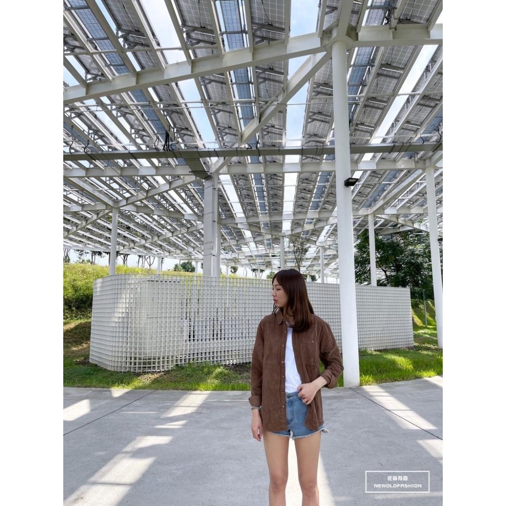 『老爺有喜』重磅單口袋絨布襯衫(NOF21092041)-咖-細節圖4