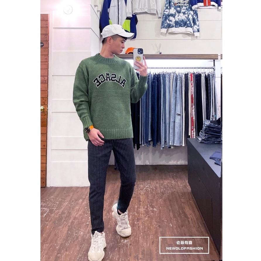 『老爺有喜』重磅ALSACE刺繡針織毛衣-綠-細節圖4