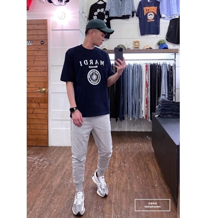 『老爺有喜』重磅拼接棉長褲-淺灰-細節圖4