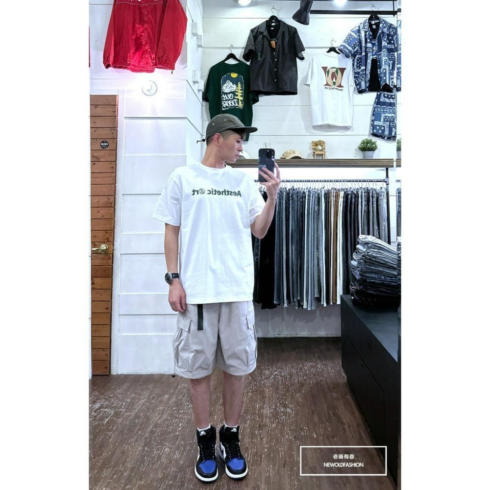 『新品上市』重磅螢光＠英字短T(NOF23052536)-白-細節圖2