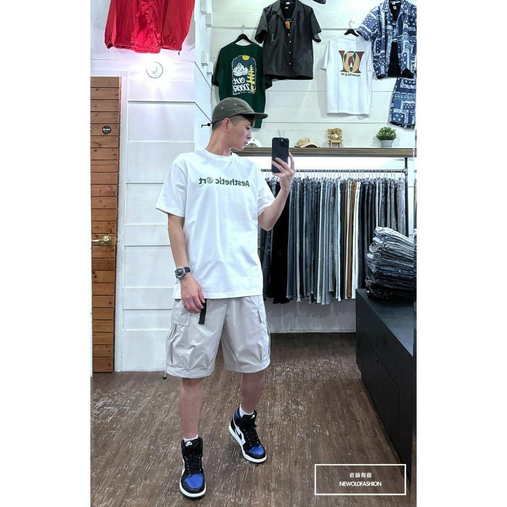 『新品上市』重磅螢光＠英字短T(NOF23052536)-白-細節圖5