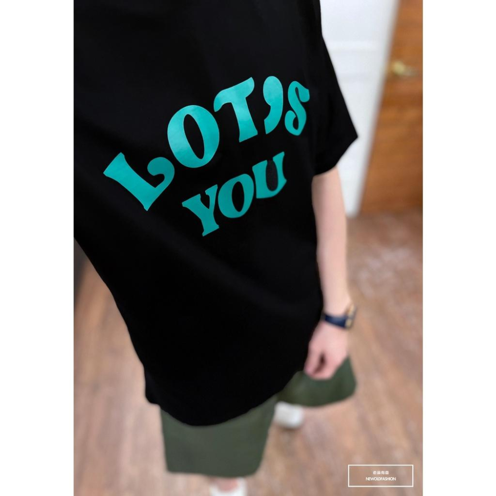 『老爺有喜』重磅Lot＇s You短T-黑-細節圖2