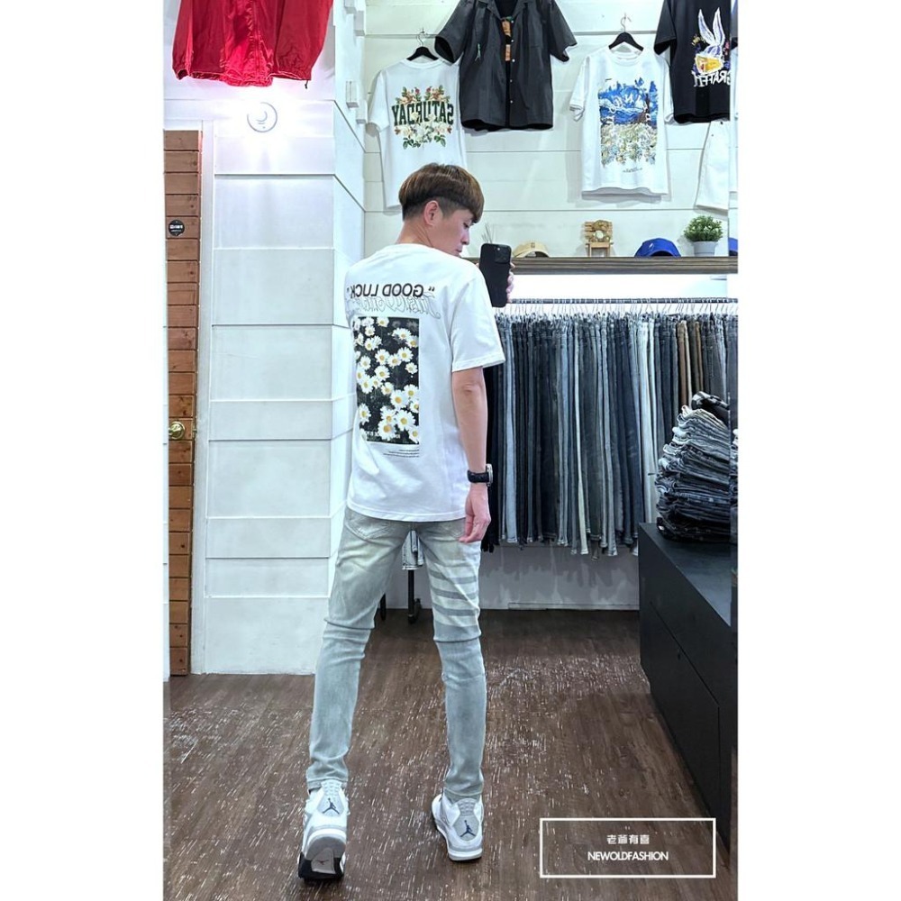 『新品上市』重磅灰藍四槓小直筒(NOF23053885)-細節圖6