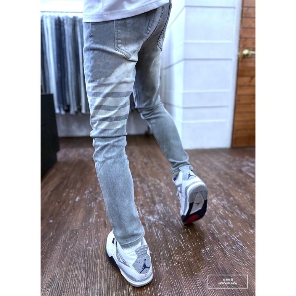 『新品上市』重磅灰藍四槓小直筒(NOF23053885)-細節圖7