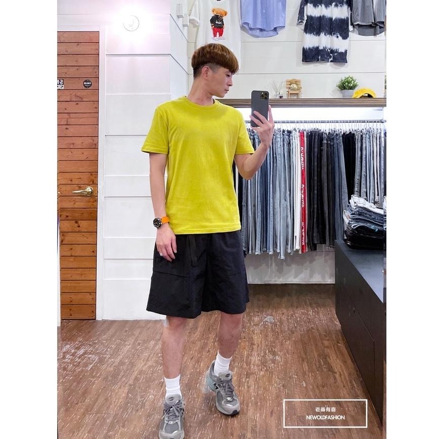 『老爺有喜』重磅UPF50+超高防護係數素色短Ｔ恤-黃綠-細節圖5