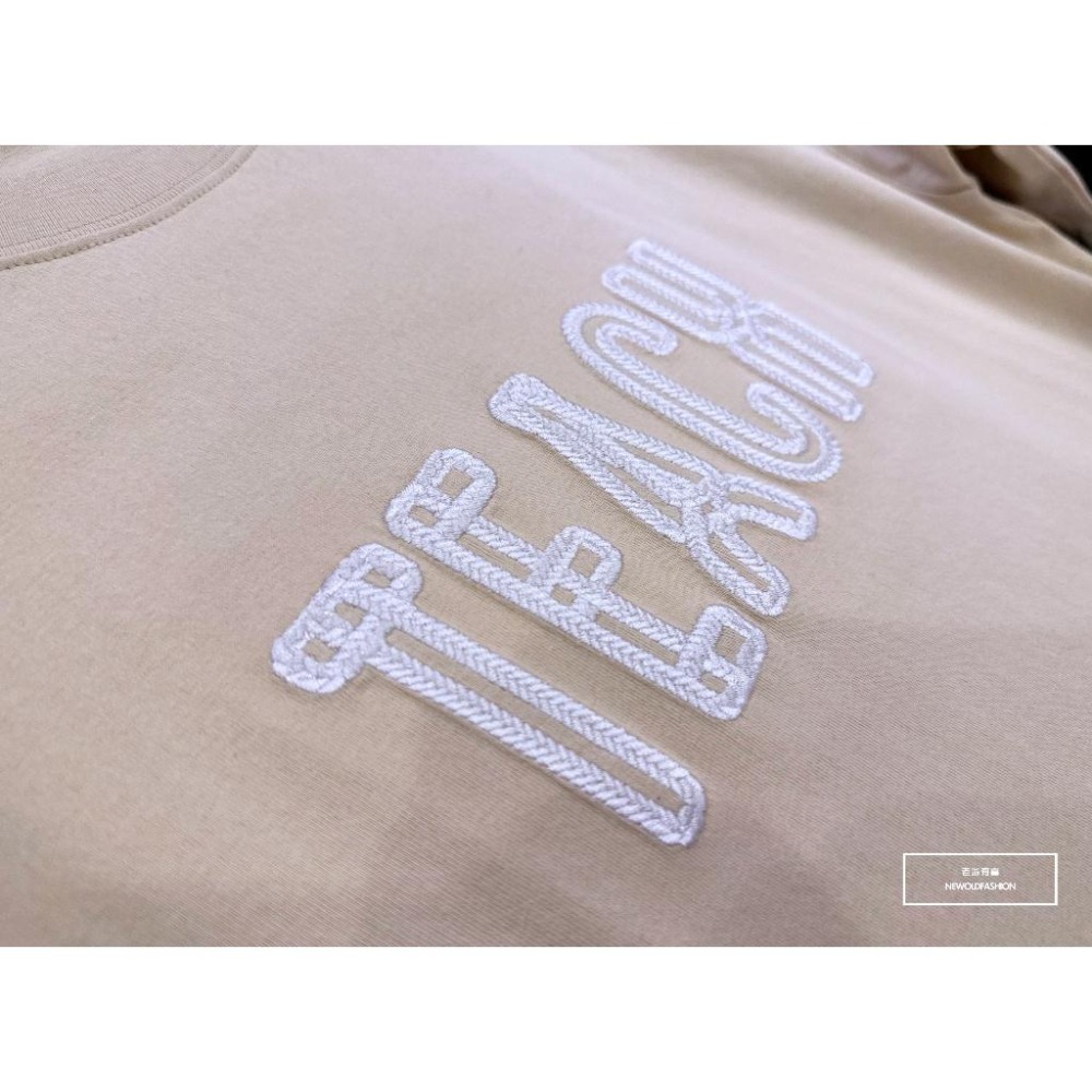 『新品上市』重磅TEACH刺繡短T(NOF2303C30030)-米-細節圖8
