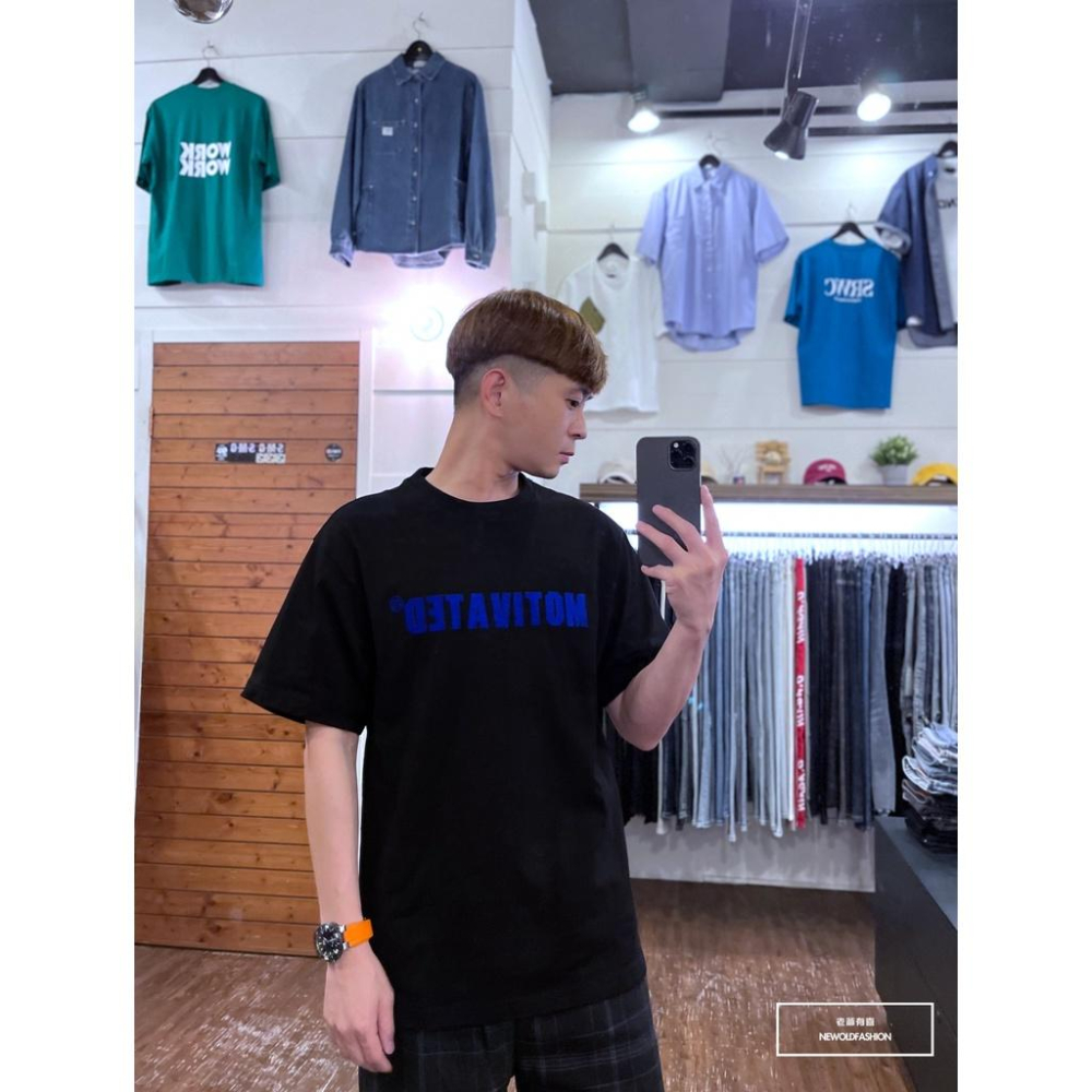 『老爺有喜』重磅裂紋Motivated短T-黑-細節圖4