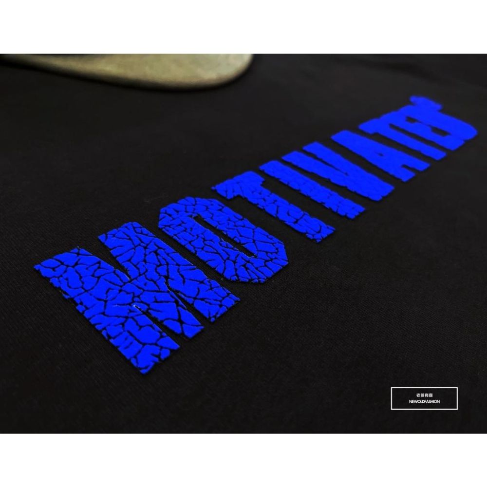 『老爺有喜』重磅裂紋Motivated短T-黑-細節圖5